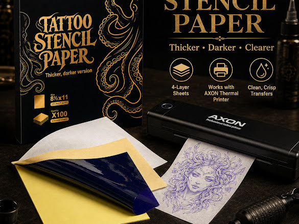 MK Darker Tattoo Stencil Paper