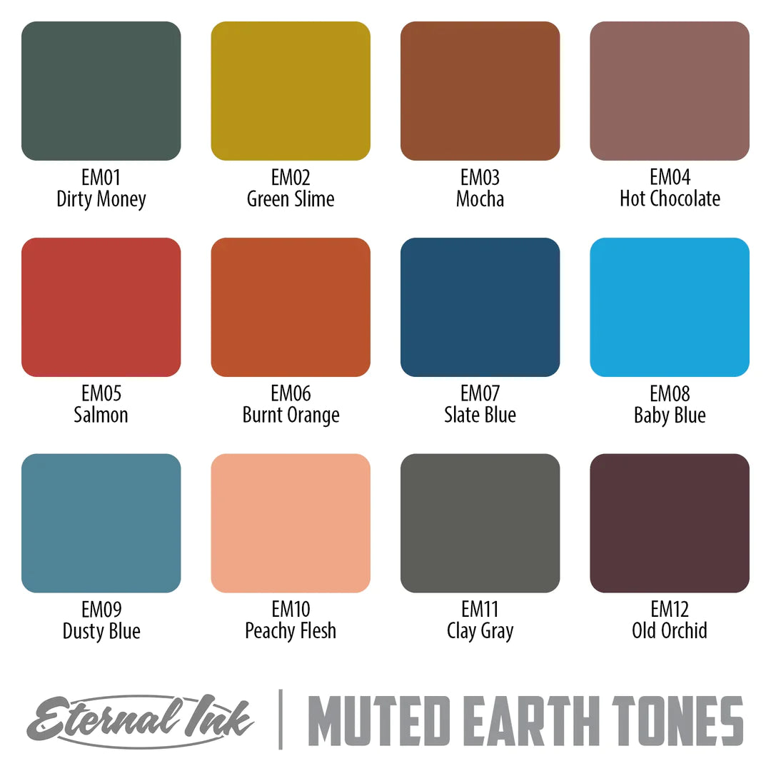 ETERNAL-Muted Earth Tone 12 Color Set