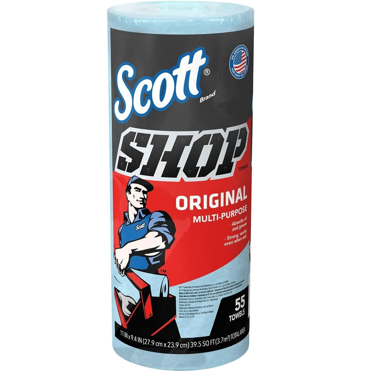 Scott ショップタオル ブルーロール