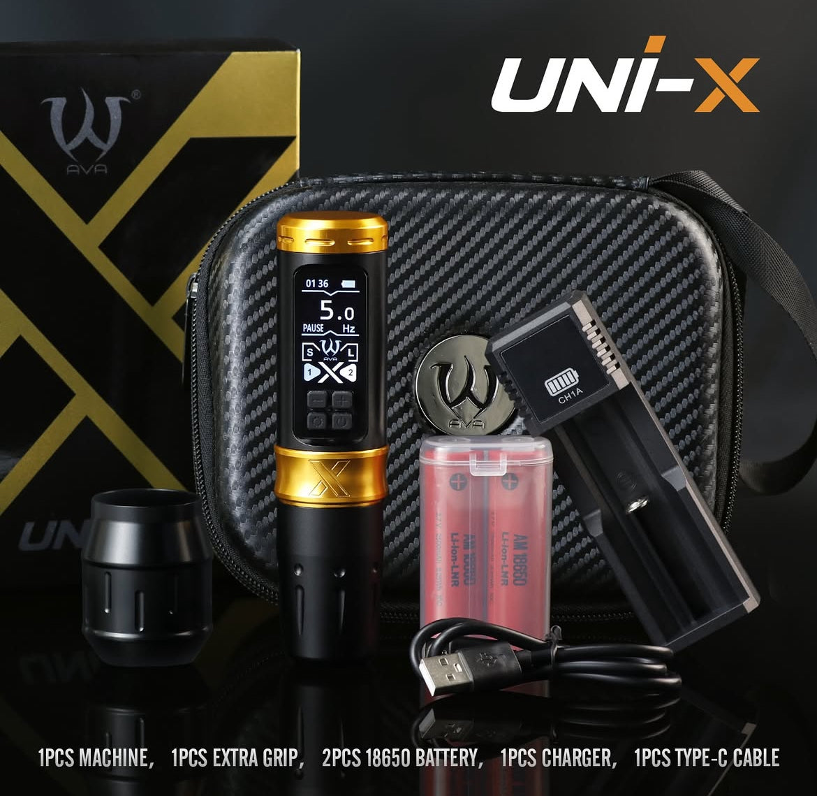 展示品】 AVA UNI-X [3.6mm|4.0mm|4.5mm] – InkSpire Tattoo Supply Japan