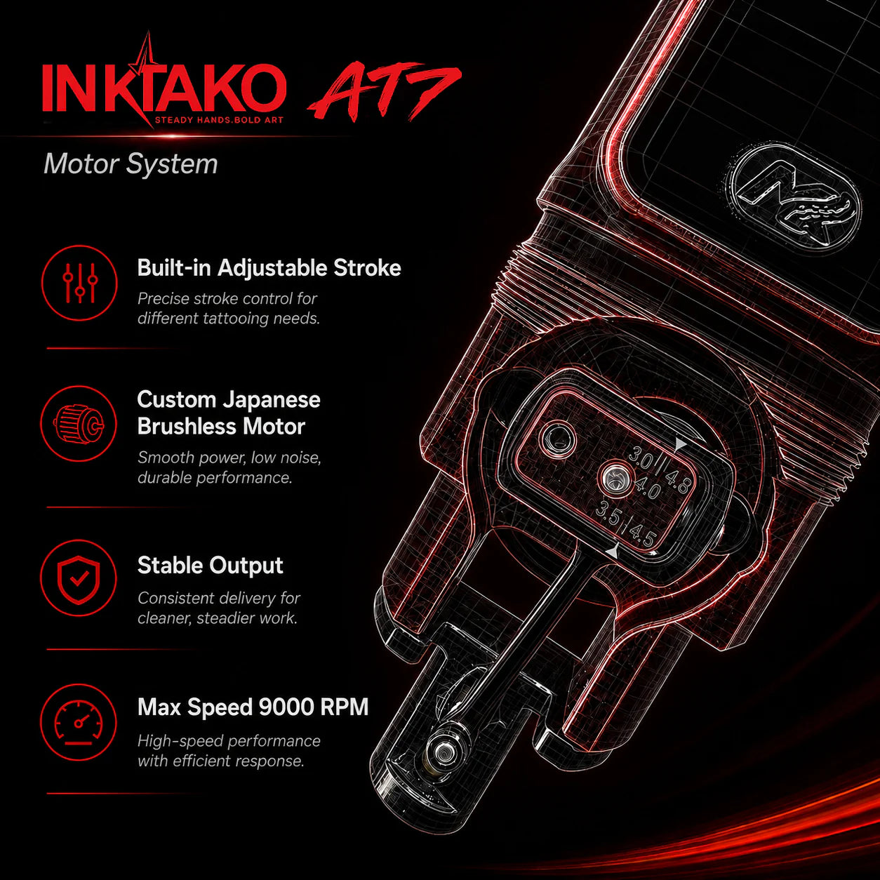 MK-INKTAKO AT7 Adjustable Machine