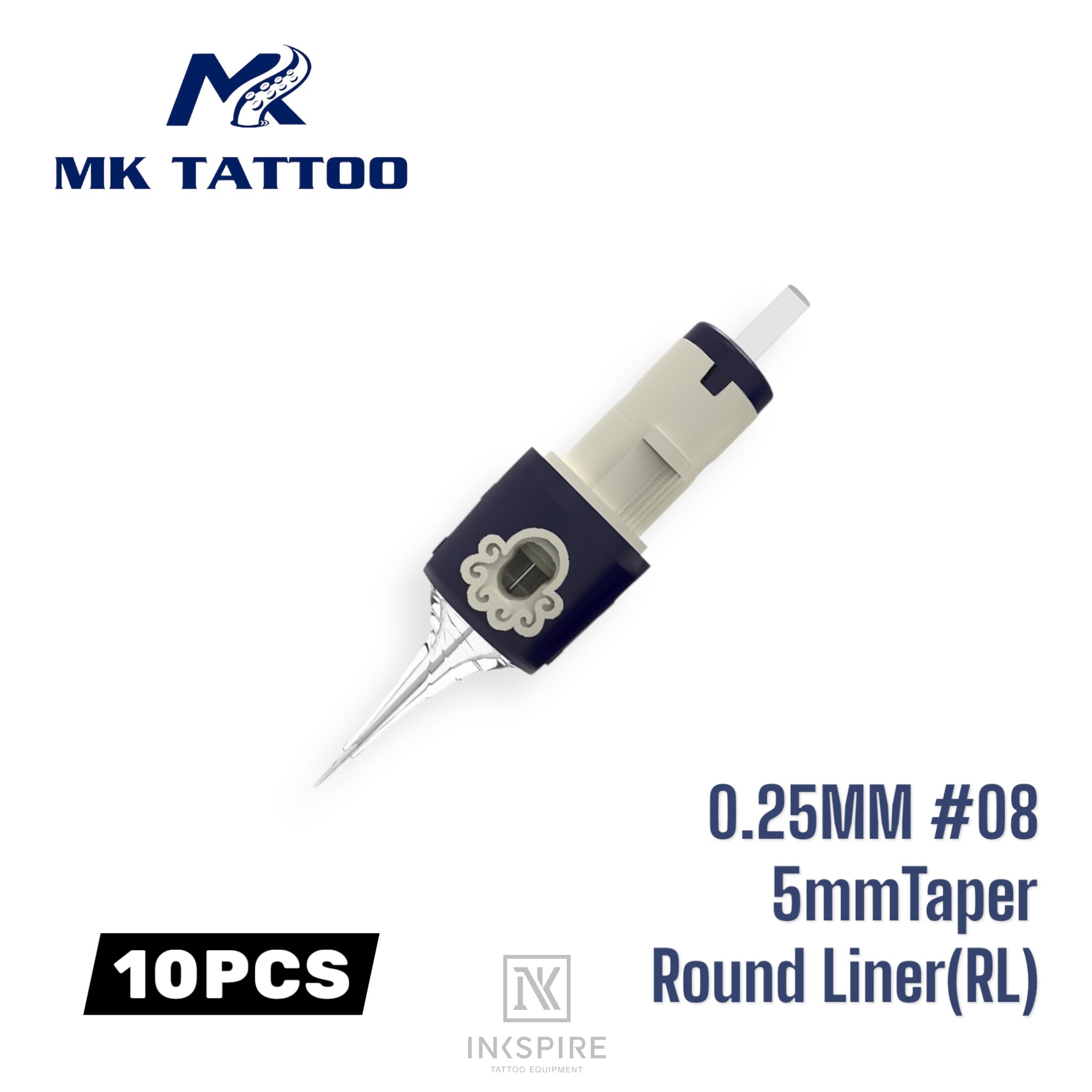 MK INKTAKO-ラウンドライナー 0.25mm #08(RL) – InkSpire Tattoo