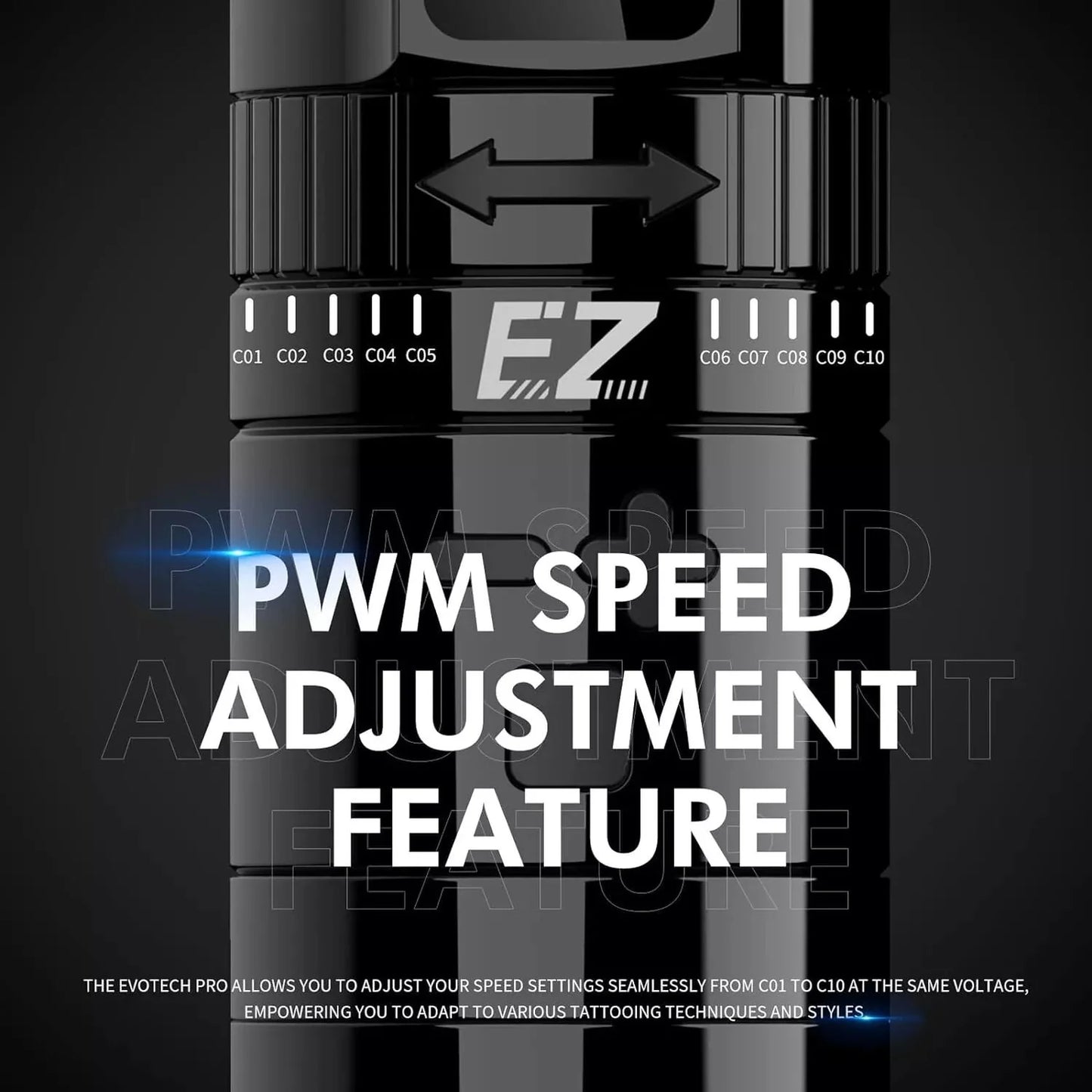 EZ-EVOTECH Pro PWM Speed Adjustable (グリップ2つ)