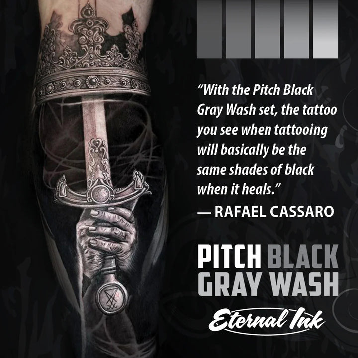 Eternal-PITCH Black Gray Wash Set