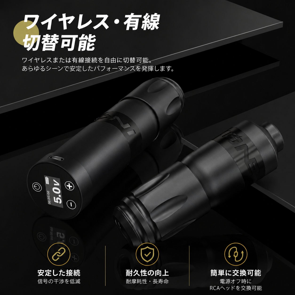 INKONE-KGAIN [4.0mm] × HALO パワーサプライ