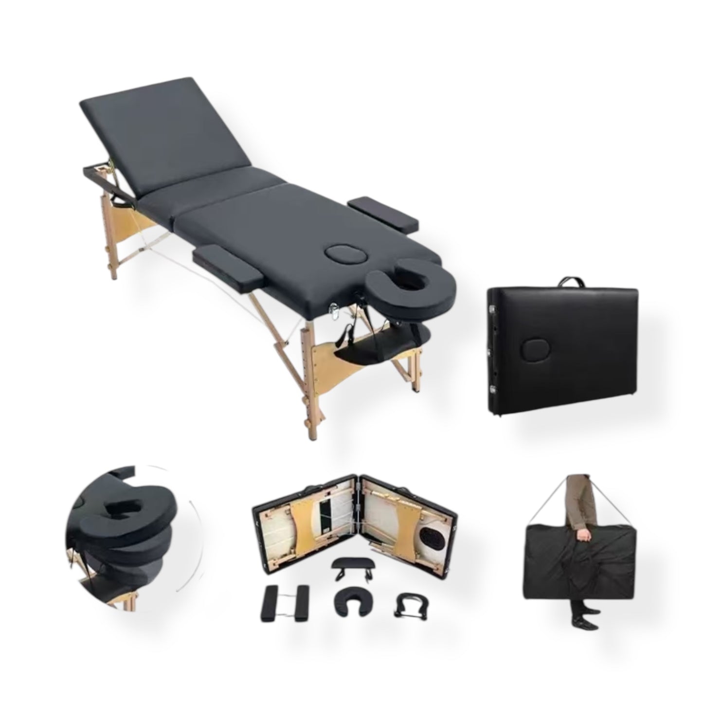 アジャスタブル 折りたたみタトゥーベッド