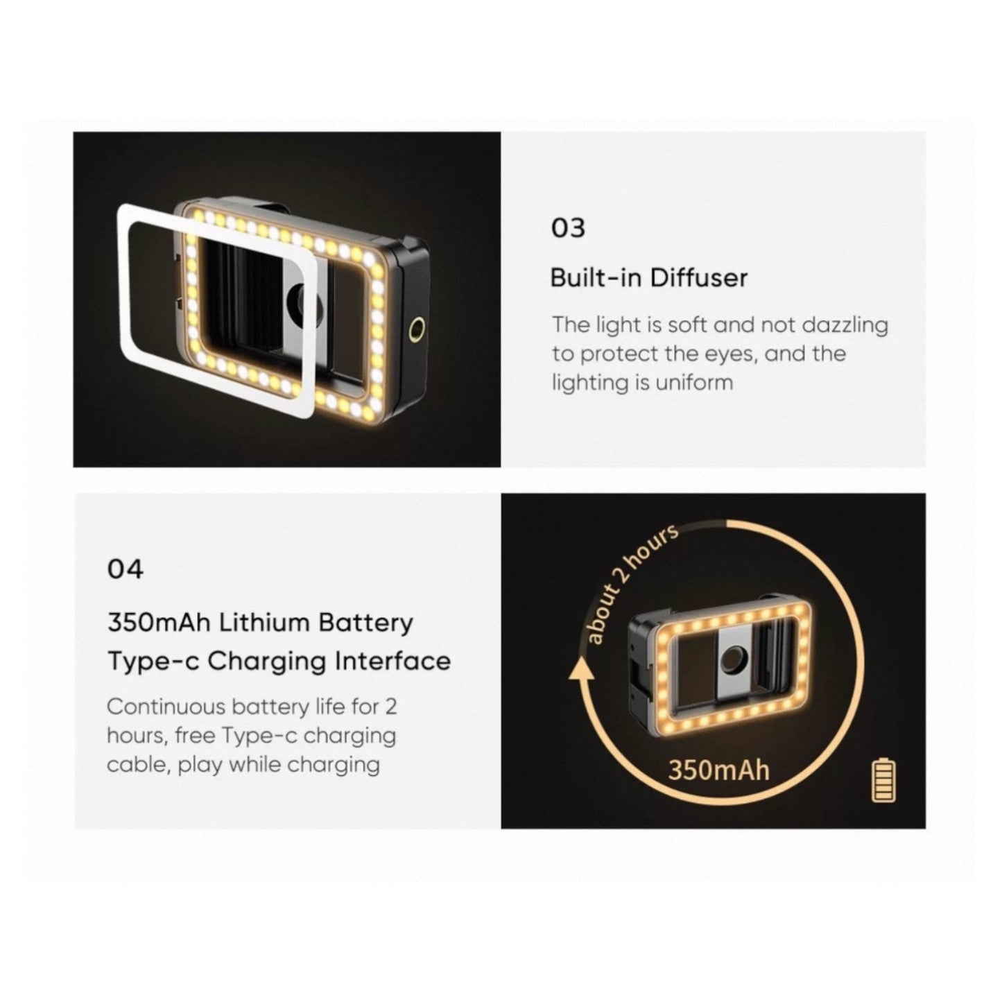 LEDライト付きマクロレンズセット