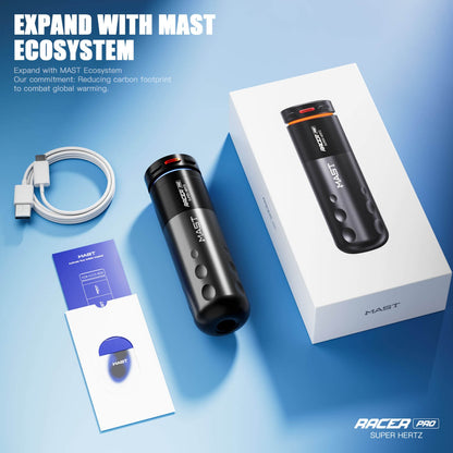 MAST RACER PRO ワイヤレスタトゥーマシン｜4.2mm Stroke