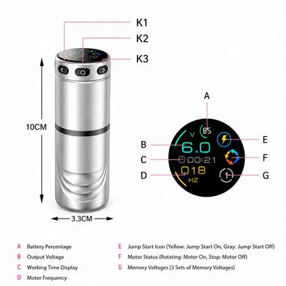 MK-FY019 Wireless Tattoo Machine