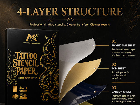 MK Darker Tattoo Stencil Paper