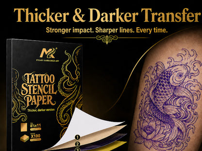 MK Darker Tattoo Stencil Paper
