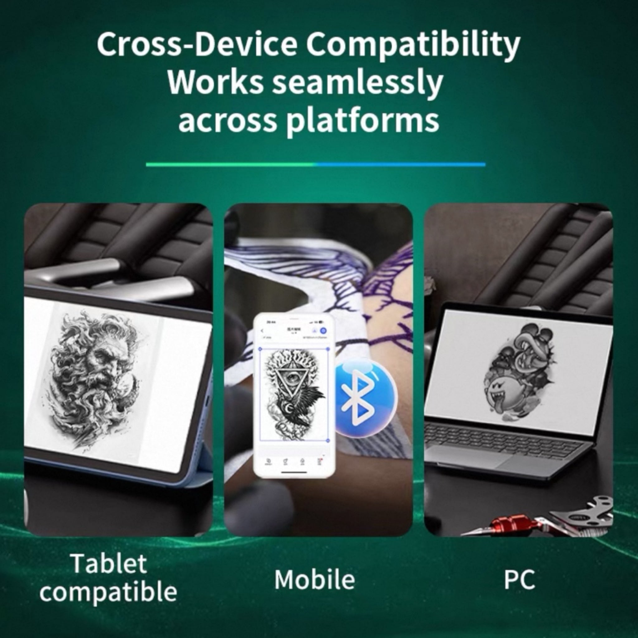 MK InkTako X AIMO T08FD タッチパネルステンシルプリンター